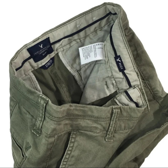 BT128 American Eagle AE Stretch Midi Shorts 00 - Picture 4 of 5